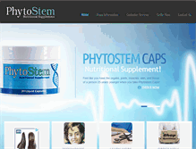 Tablet Screenshot of phytostem-nutritional-supplement.com